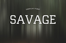SAVAGE font
