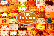 Autumn Background Bundle, a Background Graphic by Digital Studio (Thumbnail 1 of 3)