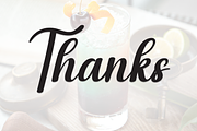 Cocktail | Script Font, a Handwritten Font by Scratchones (Thumbnail 9 of 9)