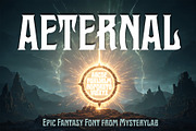 Aeternal Font, a Serif Font by Mysterylab Designs (Thumbnail 1 of 8)