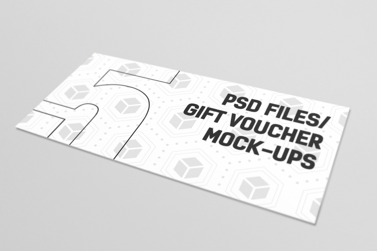 Gift Voucher Muck-Ups, a Print Template by resumetemplathttps://d3es (Photo 2 of 8)