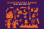Blacky Sambat - Halloween Font, a Font by Weape Studio (Thumbnail 6 of 7)