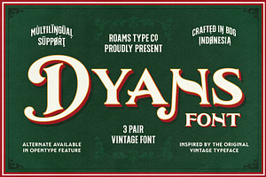 Dyans Font Family