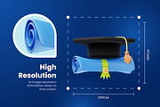 3D Resume Icons, an Object 3D Model by Flat Icons (Thumbnail 3 of 8)