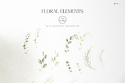 Light green, Greenery watercolor, a Texture Illustration by ollalya (Thumbnail 15 of 17)