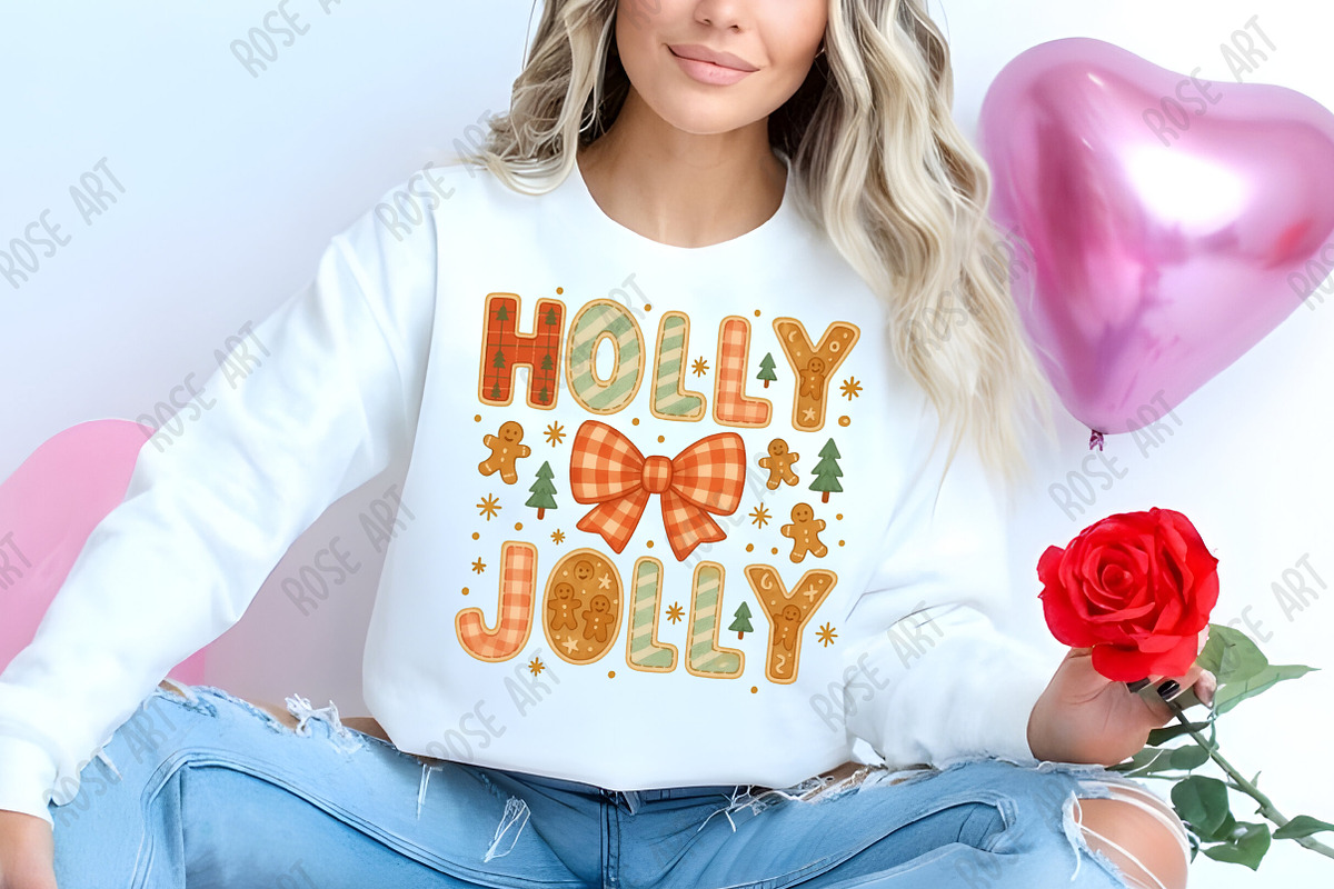 Holly Jolly Christmas Png, a Seasonal Illustration by Rose Art (Photo 5 of 5)