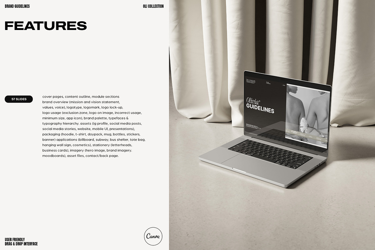 OLI / Brand Guidelines, a Presentation Template by Wildnun Studio (Photo 3 of 20)