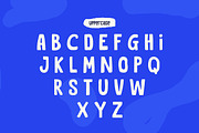 Glubio - Funky Display Font, a Sans Serif Font by Flawless And Co (Thumbnail 6 of 10)