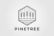 winter and pine tree outline logo, an Icon by Rizkaarishandy_shop (Thumbnail 2 of 2)