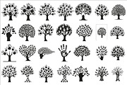 family handprint tree silhouette, an Illustration by Amazin_art (Thumbnail 1 of 29)