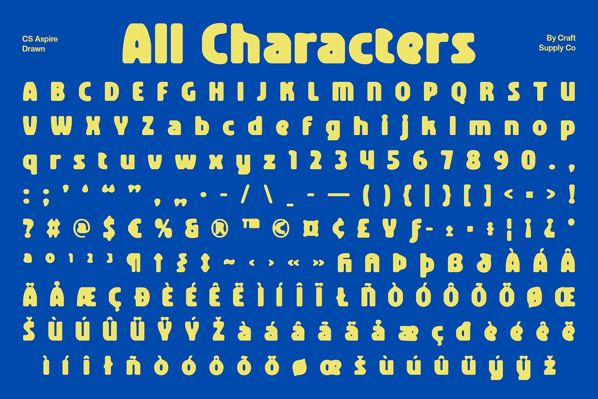 CS Asthon Drawn, a Sans Serif Font by Craft Supply Co. (Photo 8 of 8)