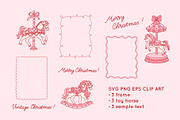 Vintage Coquette Horses, an Object Graphic by Viaireshop (Thumbnail 2 of 5)