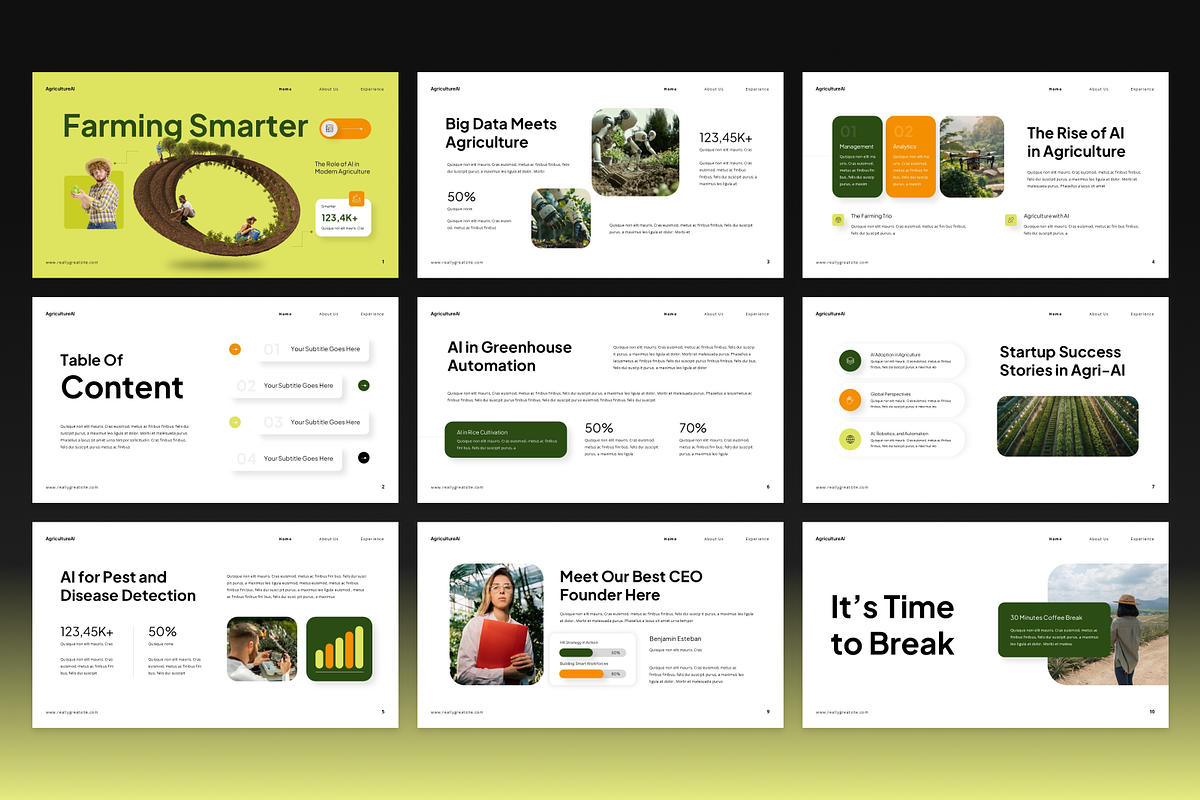 Agriculture AI Presentation preview 2