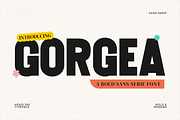 Gorgea - Bold Sans Serif, a Sans Serif Font by Illustraly Design (Thumbnail 1 of 8)