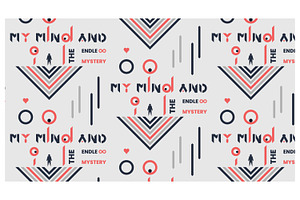 My mind and I, a Decorative Illustration by Creative Backgrounds