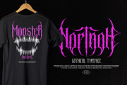 Nortnoh Metal Modern Typeface, a Blackletter Font by alit design (Thumbnail 3 of 20)