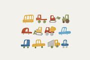Cute Watercolor Cars, a Transportation Illustration by Cute And Wild (Thumbnail 7 of 7)