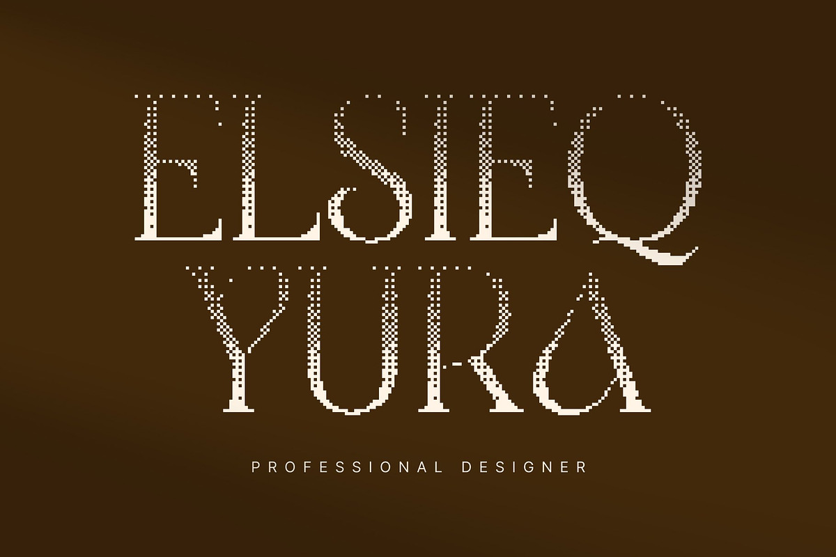 CS Asena Halfpixel, a Serif Font by Craft Supply Co. (Photo 4 of 8)