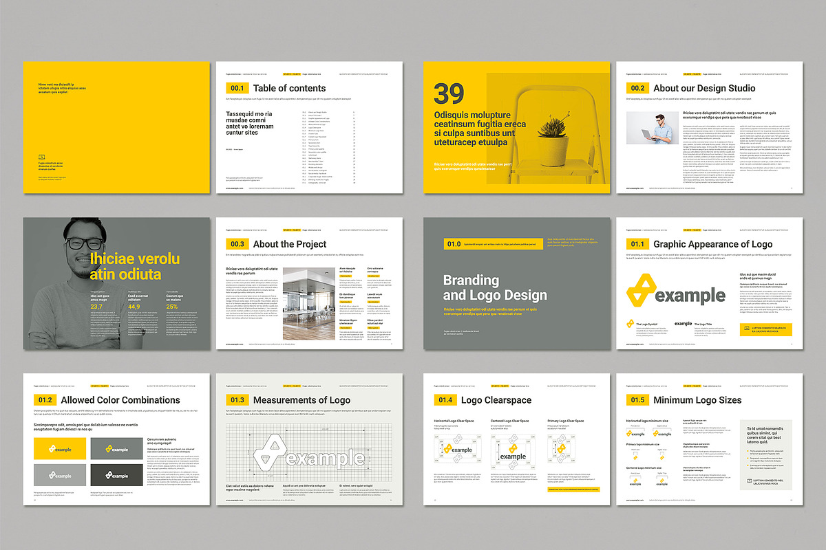 Brand Guidelines, a Brochure Template by TypoEdition (Photo 2 of 5)