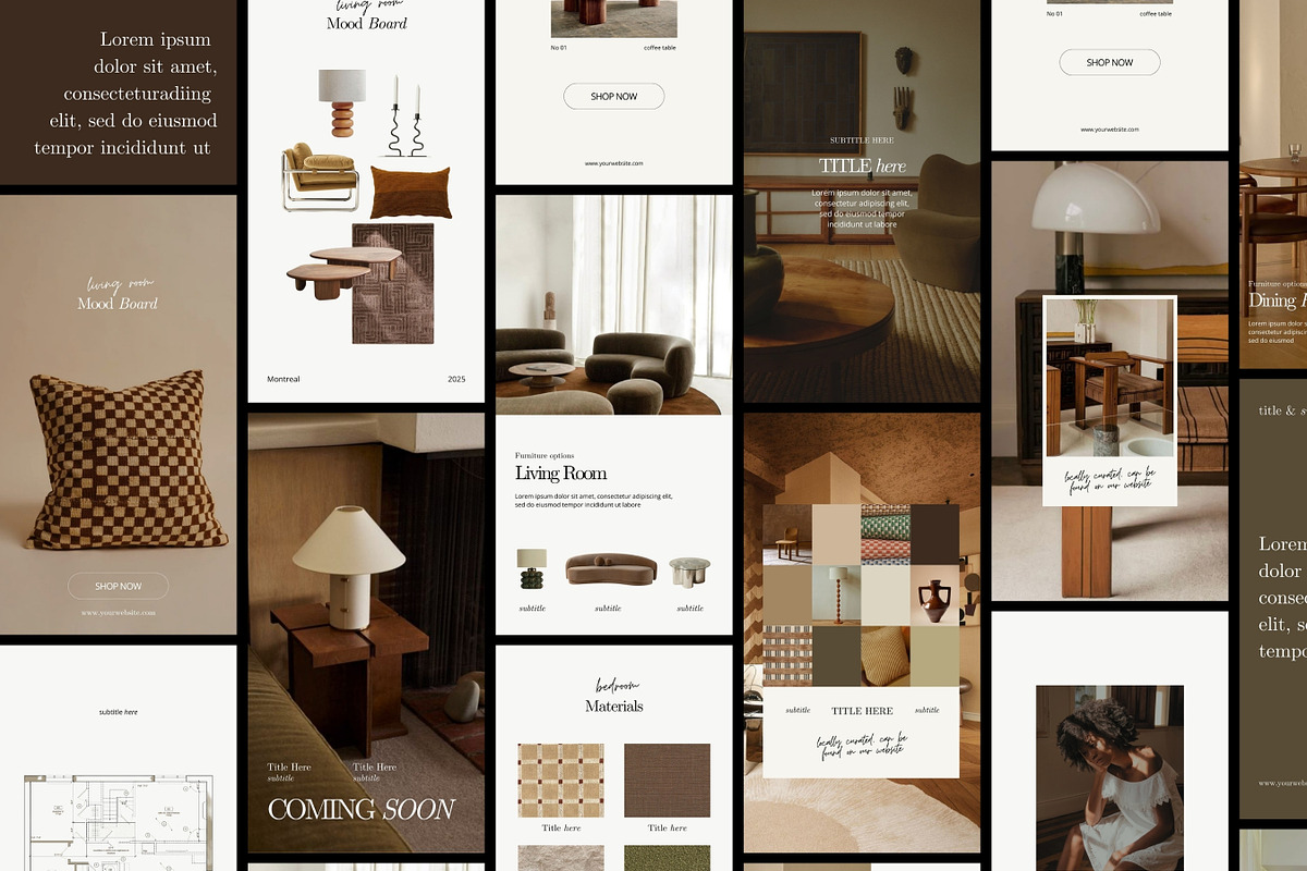 Interior Design Stories Templates, a Social Media Template by Terraa Studio Design (Photo 1 of 8)