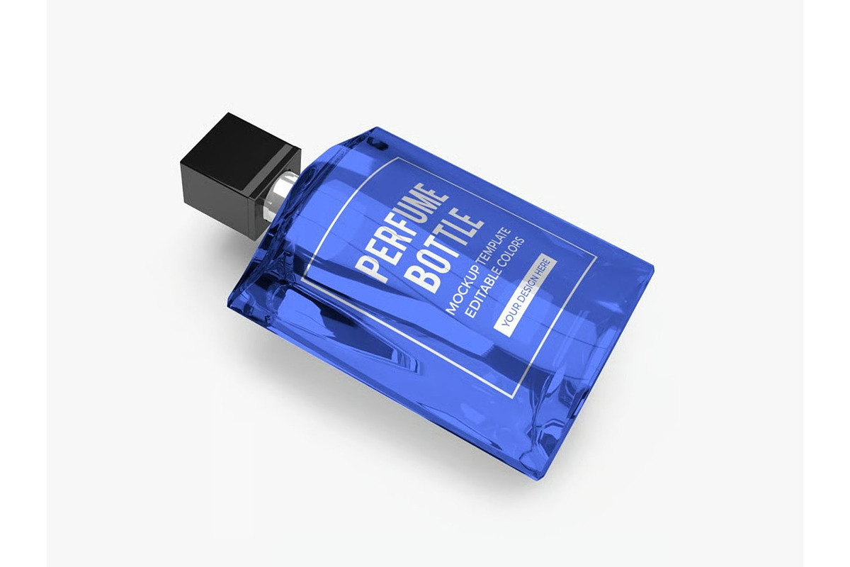 Perfume Bottle Mockup Template Set, a Packaging Mockup by DesignRushMarket (Photo 7 of 11)