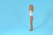 Female Character Lucy, a Characters & Person 3D Model by 3DTreatment (Thumbnail 20 of 32)
