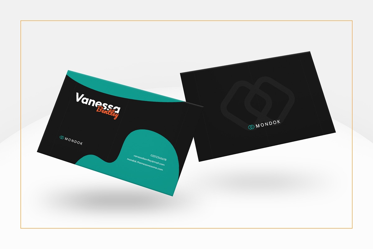 Business Card - Mondok 2, a Business Card Template by Themes Awesome (Photo 3 of 3)