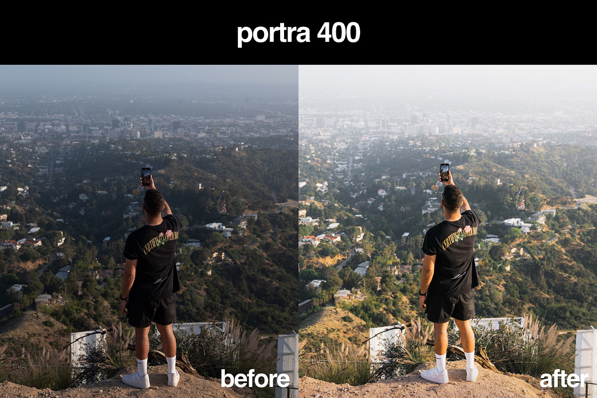 16 Portra Lightroom Preset Pack, a Preset Add-On by Gridfiti (Photo 2 of 12)