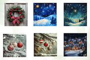 Watercolor Background Christmas Png, an Illustration by CreationArt (Thumbnail 4 of 5)