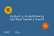 Breadstick Retro Serif Font, a Serif Font by UICreative (Thumbnail 1 of 13)