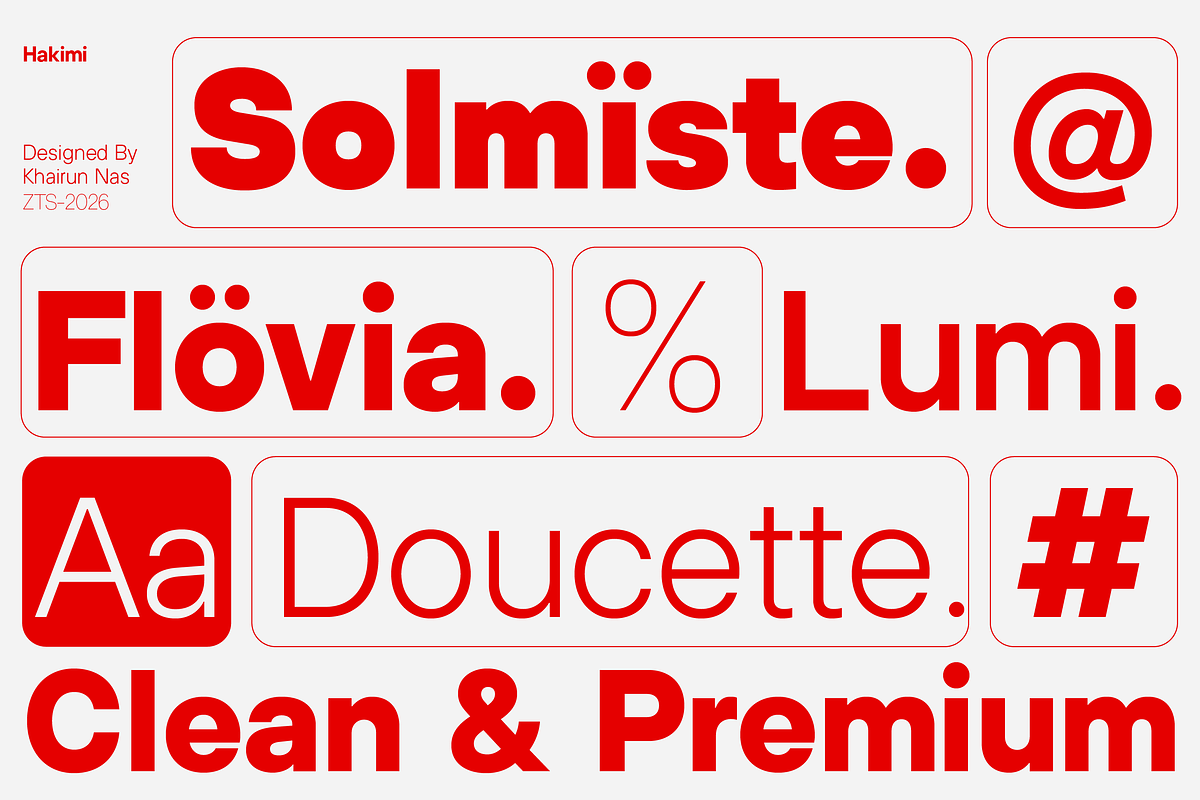 ZT Hakimi - 22 Fonts & Variable, a Sans Serif Font by zelow type (Photo 6 of 16)