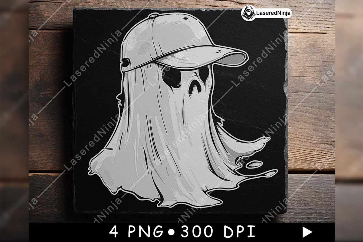 Cartoon Ghost Cute Cap Cheesecloth, a Background Graphic by LaseredNinja (Photo 3 of 7)