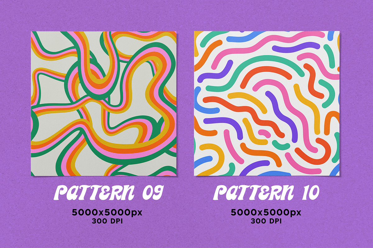 Retro Pattern Set, a Pattern Graphic by Dedraw Studio (Photo 6 of 13)
