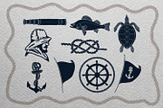 Skinny Walrus - Vintage Font + Logos, a Sans Serif Font by Brigantine Designs (Thumbnail 5 of 6)
