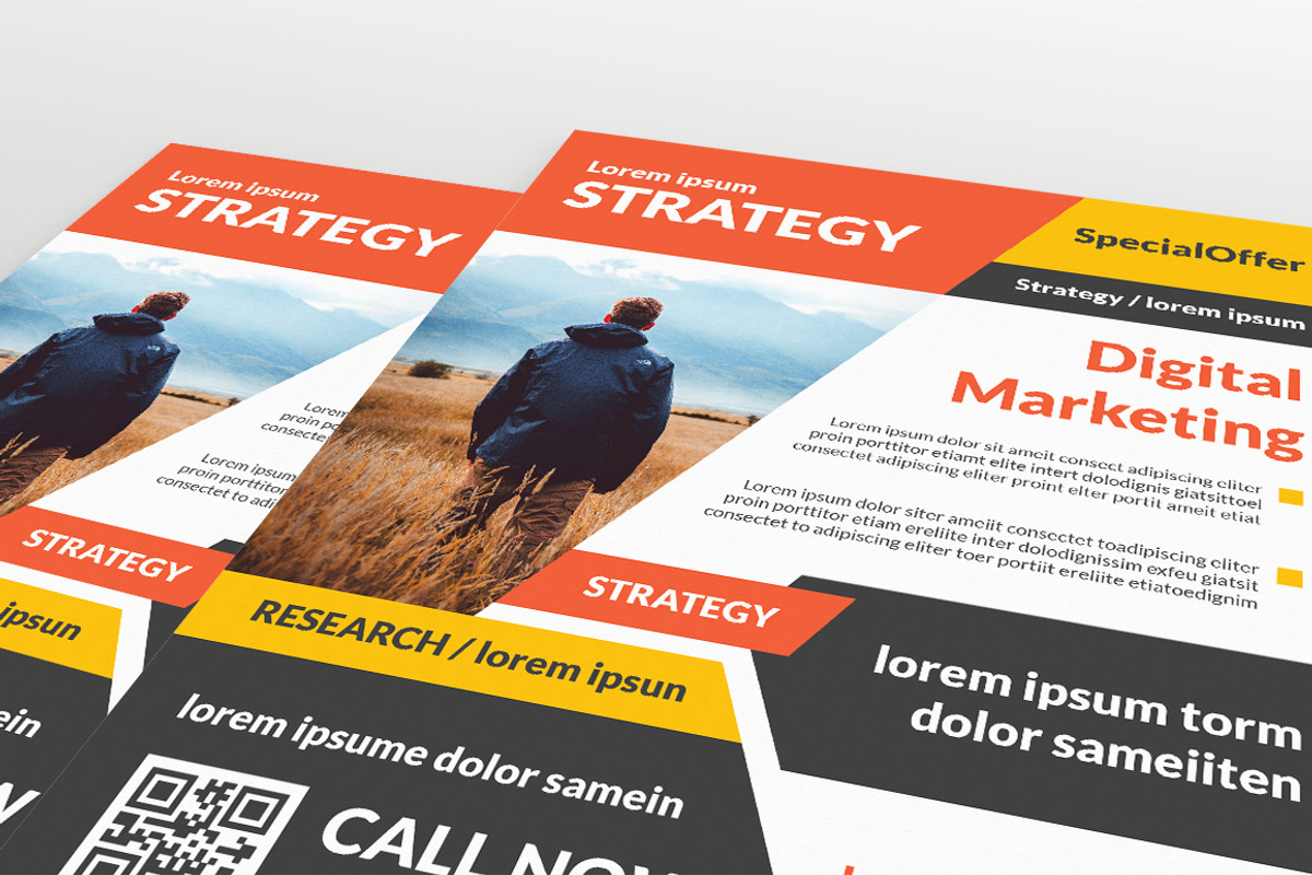 Creative Corporate Flyer V53, a Flyer Template by KHIDD (Photo 2 of 2)