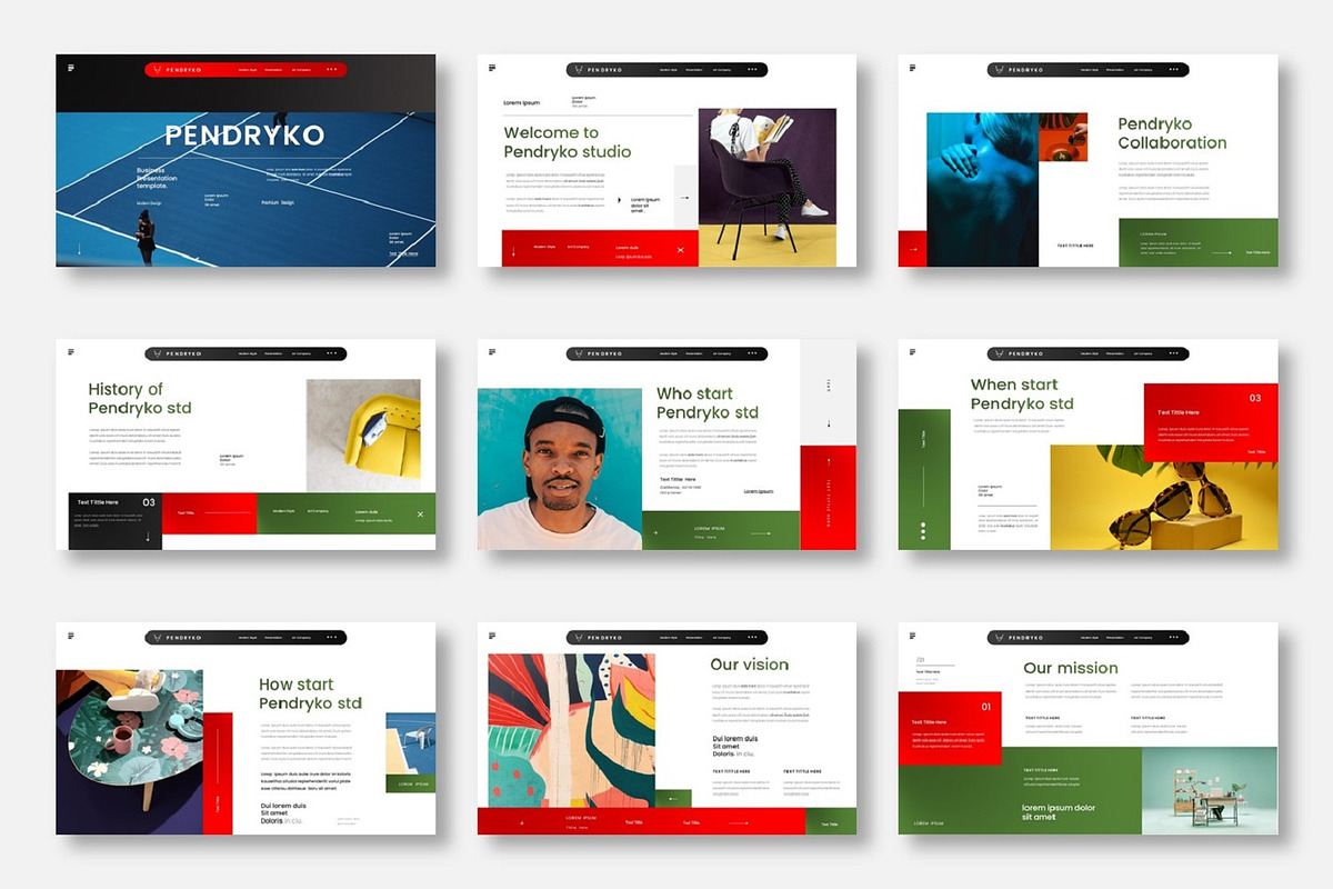 Pendryko  – Business PowerPoint, a Presentation Template by Dens Creative Studio (Photo 2 of 6)