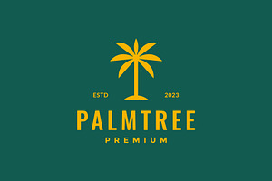 palm tree grow clean modern logo, a Branding & Logo Template by devastd