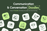 Communication and Conversation Icon, an Outline Icon by Vectors Market (Thumbnail 1 of 8)