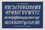 Beathend Display Script, a Script Font by Letterhend Studio (Thumbnail 8 of 9)