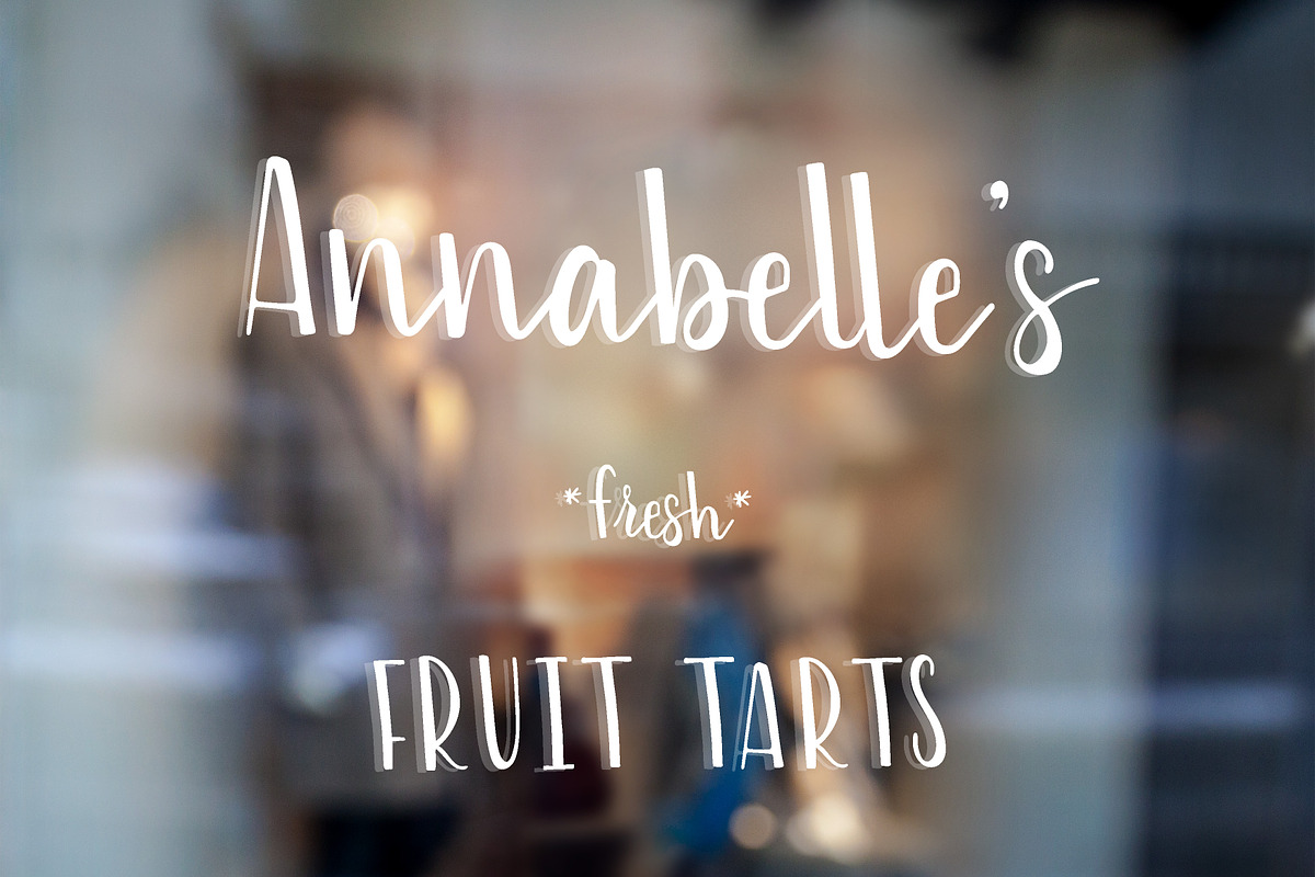 Slightly Sweet Hand Lettered Font preview 8