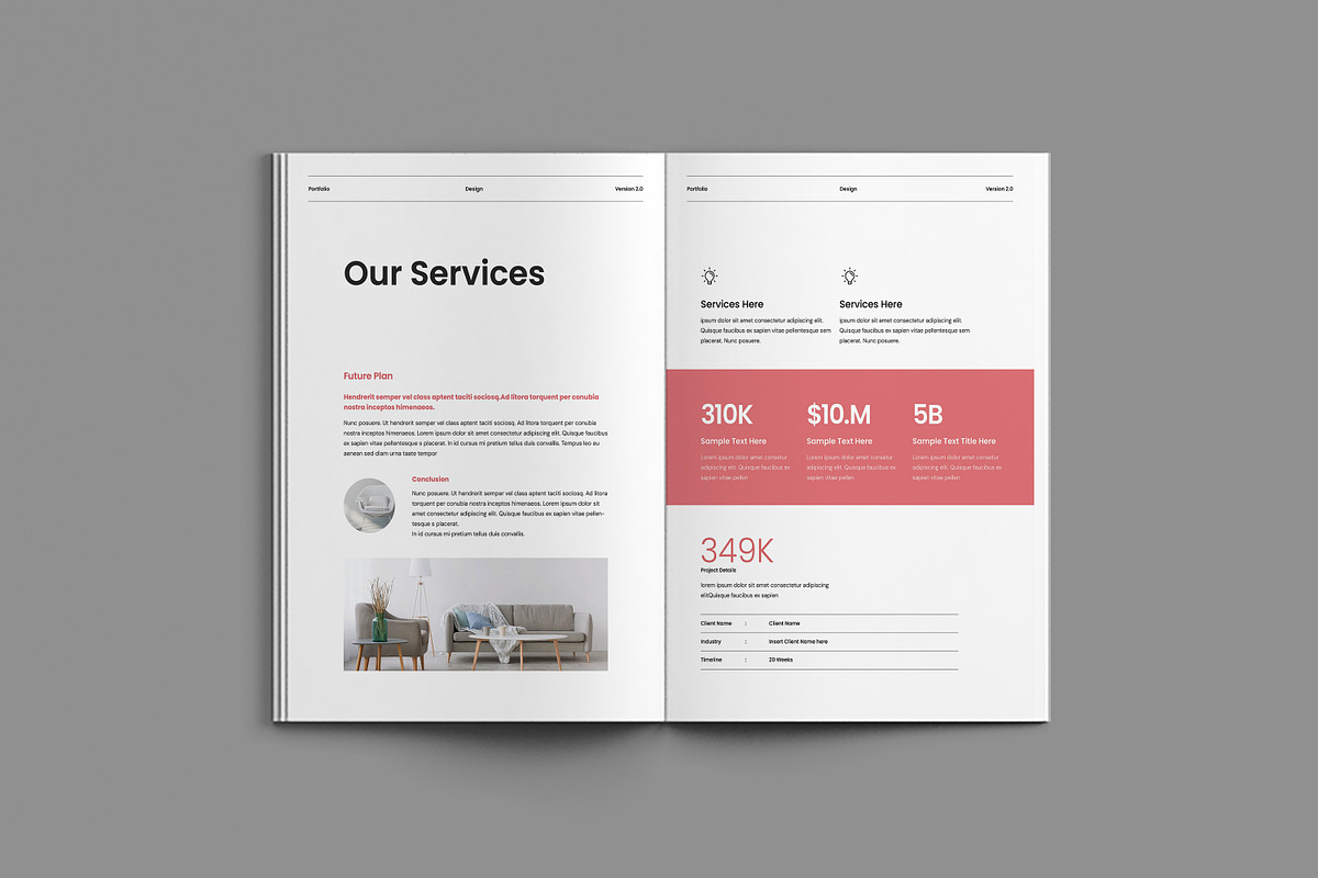 Interior Portfolio Template preview 8