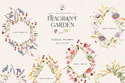 Fragrant garden-great watercolor set, a Decorative Illustration by Pamyatka Shop (Thumbnail 11 of 24)