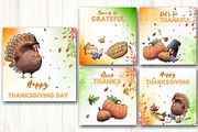 Thanksgiving Social media template, a Social Media Template by Vibrant Design Shop (Thumbnail 2 of 7)