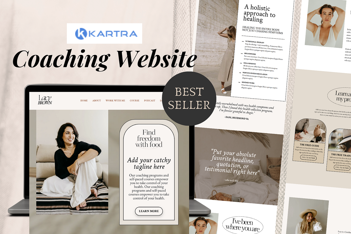 Kartra Membership + Website Bundle, a Landing Page Template by Solana Creative Co. (Photo 6 of 14)