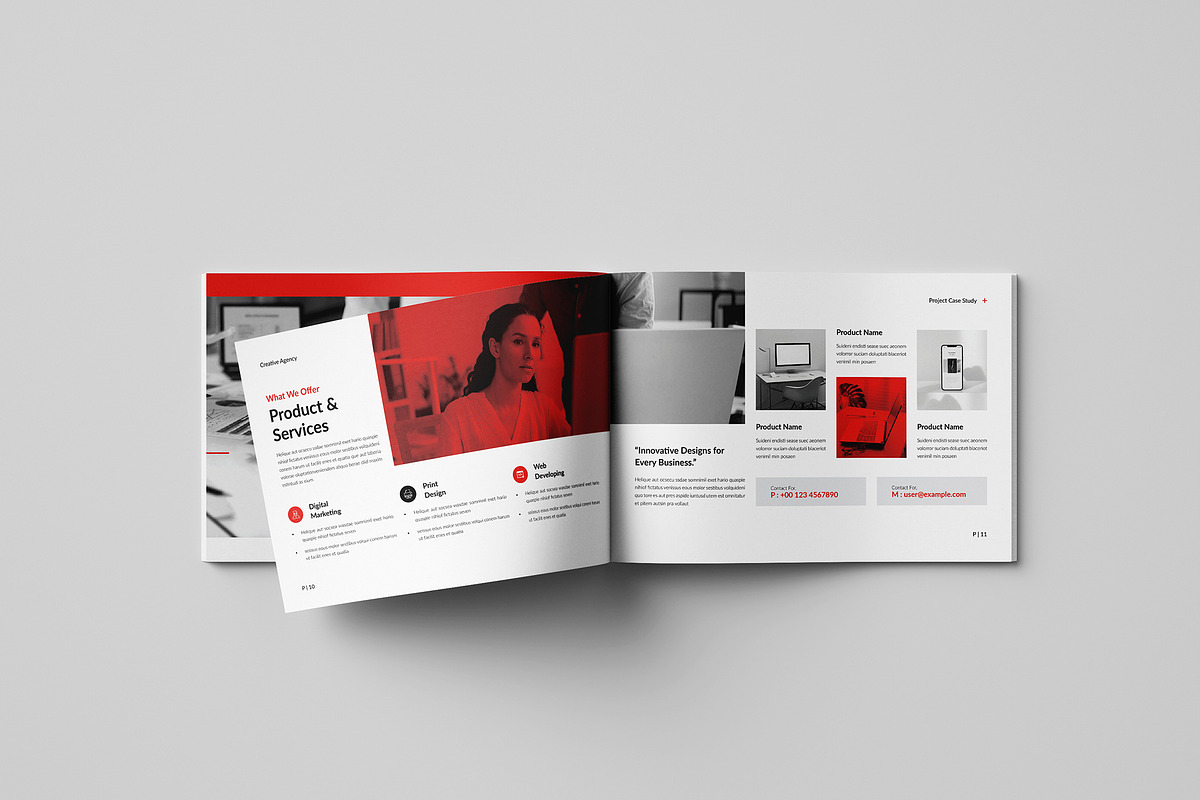 Case Study Brochure Template preview 6