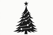 Cozy Holiday Tree Silhouette Designs, an Illustration by Gaye Art (Thumbnail 7 of 21)