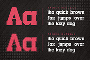 Zaigen Slab Serif, a Serif Font by Ermedia Studio (Thumbnail 9 of 12)