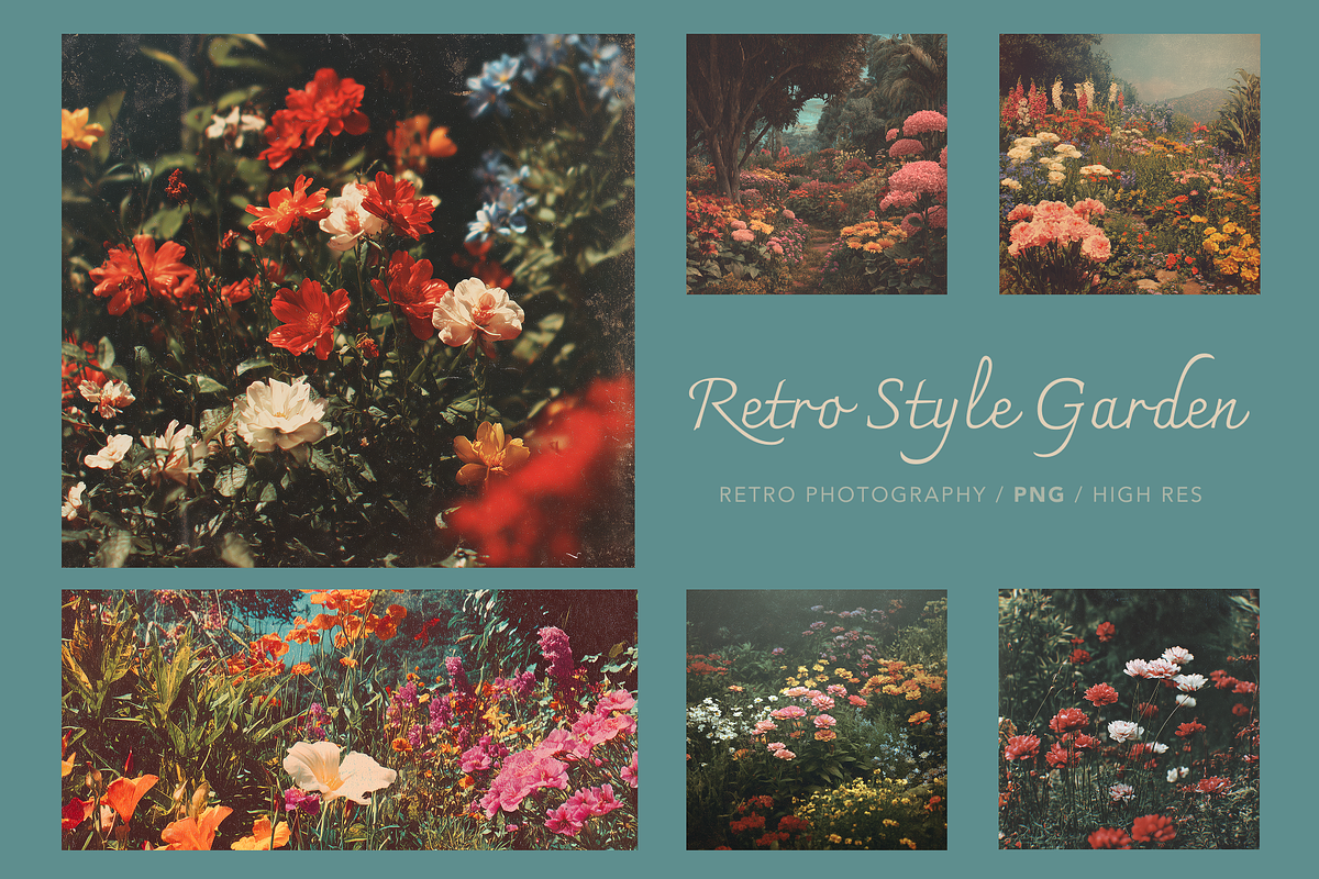 Retro Style Garden, a Nature Photo by Typedreams.site (Photo 2 of 3)