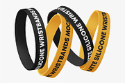 Matte Silicone Wristbands Mockup Set, an Apparel Mockup by Graphic Bird (Thumbnail 5 of 6)