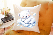 Cute Sleeping Animals Clipart, an Illustration by Sublimation Artist (Thumbnail 6 of 6)